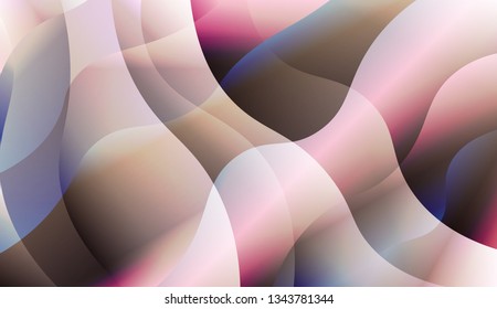 Abstract Waves. Futuristic Technology Style Background. Design For Cover Page, Poster, Banner Of Websites. Vector Illustration with Color Gradient.