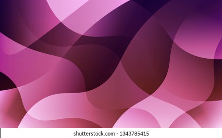 Abstract Waves. Futuristic Technology Style Background. For Flyer, Brochure, Booklet And Websites Design Vector Illustration with Color Gradient.