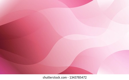 Abstract Waves. Futuristic Technology Style Background. For Design Flyer, Banner, Landing Page. Vector Illustration with Color Gradient