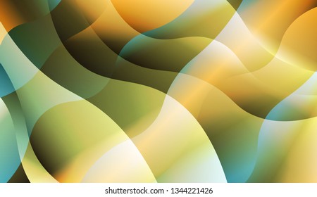 Abstract Waves. Futuristic Technology Style Background. Design For Cover Page, Poster, Banner Of Websites. Vector Illustration with Color Gradient.