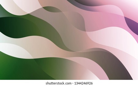 Abstract Waves. Futuristic Technology Style Background. For Elegant Pattern Cover Book. Vector Illustration with Color Gradient.
