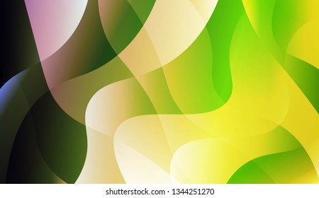 Abstract Waves. Futuristic Technology Style Background. For Elegant Pattern Cover Book. Vector Illustration with Color Gradient.