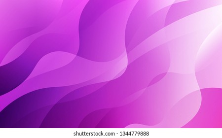 Abstract Waves. Futuristic Technology Style Background. For Creative Templates, Cards, Color Covers Set. Vector Illustration.
