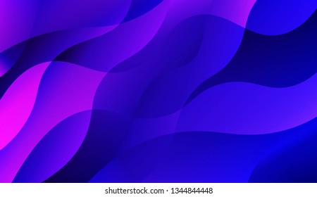 Abstract Waves. Futuristic Technology Style Background. For Cover Page, Landing Page, Banner. Vector Illustration.
