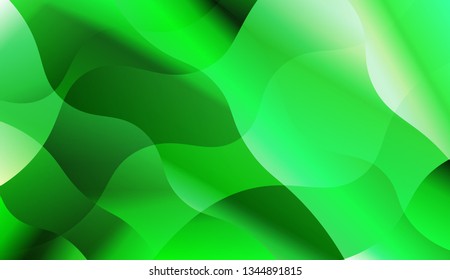 Abstract Waves. Futuristic Technology Style Background. For Template Cell Phone Backgrounds. Vector Illustration with Color Gradient.