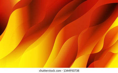 Abstract Waves. Futuristic Technology Style Background. For Your Design Wallpapers Presentation. Vector Illustration with Color Gradient.