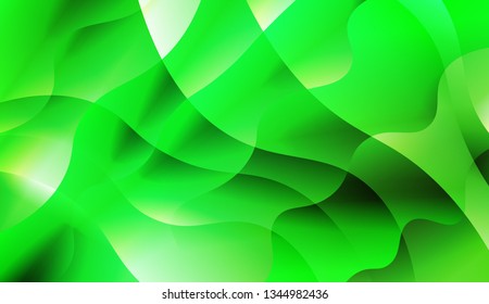 Abstract Waves. Futuristic Technology Style Background. For Template Cell Phone Backgrounds. Vector Illustration with Color Gradient.