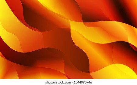 Abstract Waves. Futuristic Technology Style Background. For Template Cell Phone Backgrounds. Vector Illustration with Color Gradient.