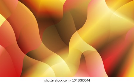 Abstract Waves. Futuristic Technology Style Background. Design For Cover Page, Poster, Banner Of Websites. Vector Illustration with Color Gradient.