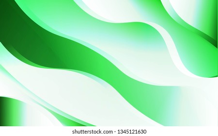 Abstract Waves. Futuristic Technology Style Background. For Cover Page, Landing Page, Banner. Vector Illustration.