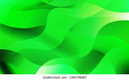 Abstract Waves. Futuristic Technology Style Background. For Your Design Wallpapers Presentation. Vector Illustration with Color Gradient.