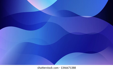 Abstract Waves. Futuristic Technology Style Background. For Flyer, Brochure, Booklet And Websites Design Vector Illustration with Color Gradient.