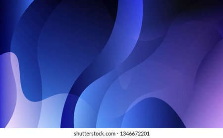 Abstract Waves. Futuristic Technology Style Background. For Elegant Pattern Cover Book. Vector Illustration with Color Gradient.