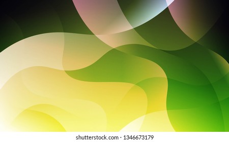 Abstract Waves. Futuristic Technology Style Background. For Elegant Pattern Cover Book. Vector Illustration with Color Gradient.