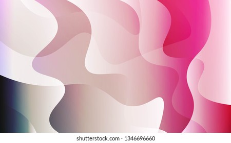 Abstract Waves. Futuristic Technology Style Background. For Cover Page, Landing Page, Banner. Vector Illustration.