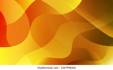 Abstract Waves. Futuristic Technology Style Background. For Design Flyer, Banner, Landing Page. Vector Illustration with Color Gradient