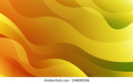 Abstract Waves. Futuristic Technology Style Background. For Flyer, Brochure, Booklet And Websites Design Vector Illustration with Color Gradient.