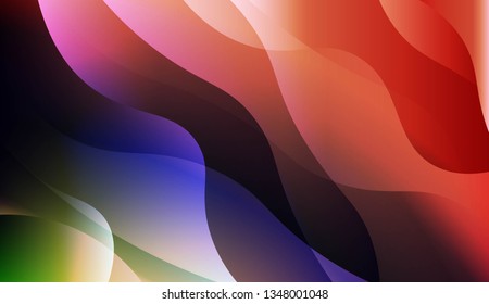 Abstract Waves. Futuristic Technology Style Background. For Flyer, Brochure, Booklet And Websites Design Vector Illustration with Color Gradient.