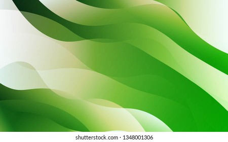 Abstract Waves. Futuristic Technology Style Background. For Design Flyer, Banner, Landing Page. Vector Illustration with Color Gradient