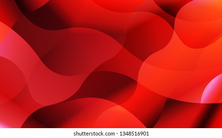 Abstract Waves. Futuristic Technology Style Background. For Your Design Wallpapers Presentation. Vector Illustration with Color Gradient.