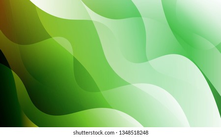 Abstract Waves. Futuristic Technology Style Background. For Design Flyer, Banner, Landing Page. Vector Illustration with Color Gradient