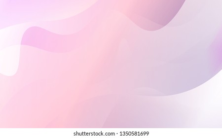 Abstract Waves. Futuristic Technology Style Background. For Futuristic Ad, Booklets. Vector Illustration with Color Gradient.