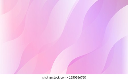 Abstract Waves. Futuristic Technology Style Background. For Futuristic Ad, Booklets. Vector Illustration with Color Gradient.