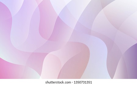 Abstract Waves. Futuristic Technology Style Background. For Futuristic Ad, Booklets. Vector Illustration with Color Gradient.