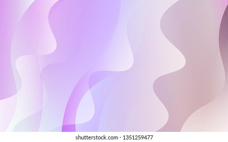 Abstract Waves. Futuristic Technology Style Background. For Futuristic Ad, Booklets. Vector Illustration with Color Gradient.