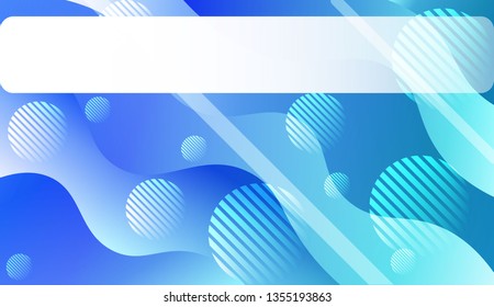 Abstract Waves. Futuristic Technology Style Background. For Cover Page, Landing Page, Banner. Vector Illustration with Color Gradient