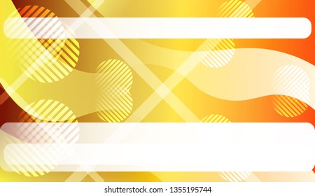Abstract Waves. Futuristic Technology Style Background. For Cover Page, Landing Page, Banner. Vector Illustration with Color Gradient