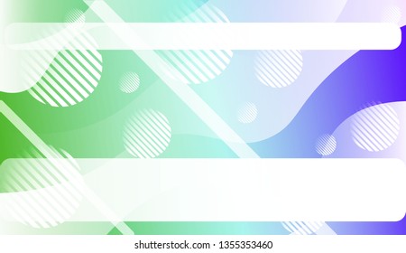Abstract Waves. Futuristic Technology Style Background. For Your Design Wallpapers Presentation. Vector Illustration with Color Gradient