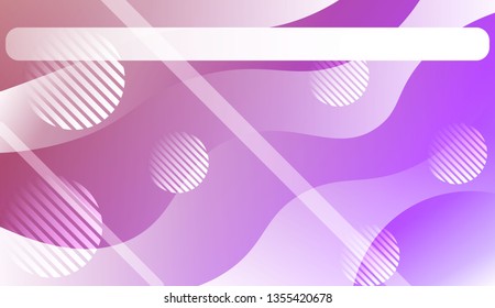 Abstract Waves. Futuristic Technology Style Background. For Your Design Wallpapers Presentation. Vector Illustration with Color Gradient