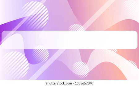 Abstract Waves. Futuristic Technology Style Background. For Cover Page, Landing Page, Banner. Vector Illustration with Color Gradient