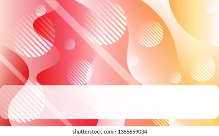 Abstract Waves. Futuristic Technology Style Background. For Cover Page, Landing Page, Banner. Vector Illustration with Color Gradient