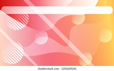 Abstract Waves. Futuristic Technology Style Background. For Cover Page, Landing Page, Banner. Vector Illustration with Color Gradient