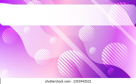 Abstract Waves. Futuristic Technology Style Background. For Cover Page, Landing Page, Banner. Vector Illustration with Color Gradient