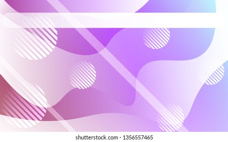 Abstract Waves. Futuristic Technology Style Background. For Your Design Wallpapers Presentation. Vector Illustration with Color Gradient