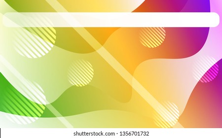 Abstract Waves. Futuristic Technology Style Background. For Your Design Wallpapers Presentation. Vector Illustration with Color Gradient