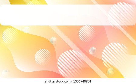 Abstract Waves. Futuristic Technology Style Background. For Cover Page, Landing Page, Banner. Vector Illustration with Color Gradient