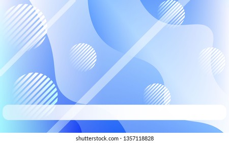 Abstract Waves. Futuristic Technology Style Background. For Cover Page, Landing Page, Banner. Vector Illustration with Color Gradient