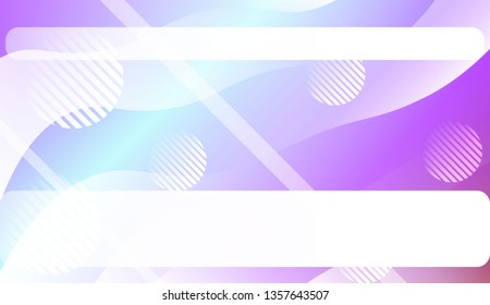 Abstract Waves. Futuristic Technology Style Background. For Your Design Wallpapers Presentation. Vector Illustration with Color Gradient