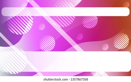 Abstract Waves. Futuristic Technology Style Background. For Your Design Wallpapers Presentation. Vector Illustration with Color Gradient