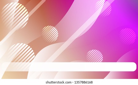 Abstract Waves. Futuristic Technology Style Background. For Your Design Wallpapers Presentation. Vector Illustration with Color Gradient