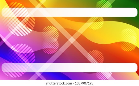 Abstract Waves. Futuristic Technology Style Background. For Your Design Wallpapers Presentation. Vector Illustration with Color Gradient