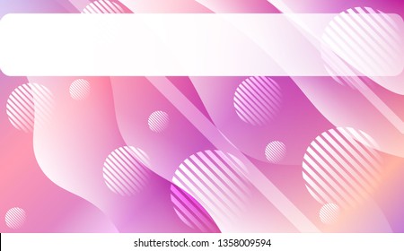 Abstract Waves. Futuristic Technology Style Background. For Cover Page, Landing Page, Banner. Vector Illustration with Color Gradient