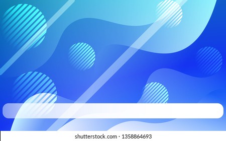 Abstract Waves. Futuristic Technology Style Background. For Cover Page, Landing Page, Banner. Vector Illustration with Color Gradient