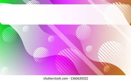 Abstract Waves. Futuristic Technology Style Background. For Your Design Wallpapers Presentation. Vector Illustration with Color Gradient
