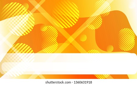 Abstract Waves. Futuristic Technology Style Background. For Your Design Wallpapers Presentation. Vector Illustration with Color Gradient