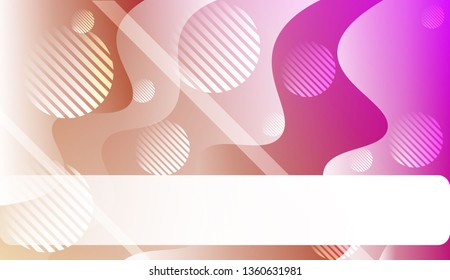 Abstract Waves. Futuristic Technology Style Background. For Your Design Wallpapers Presentation. Vector Illustration with Color Gradient